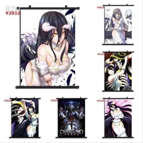 Anime Posters Overlord Anime Manga Retro Poster Canvas Painting Wall Decor Posters Wall Art Picture Room Decor Home Decor