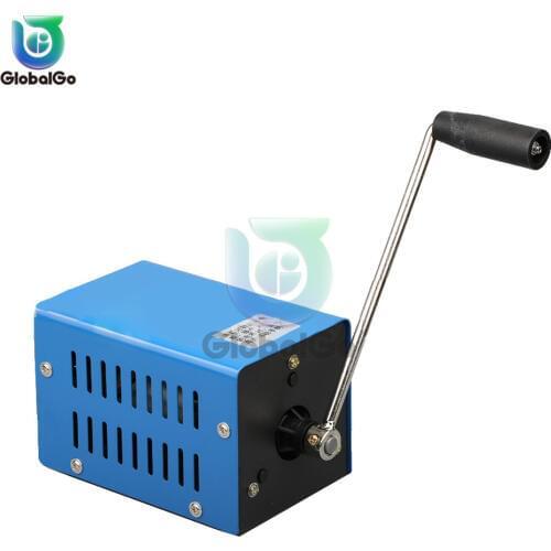 Emergency Hand Crank Dynamotor High Power Charger Portable USB Charging Hand Crank Generator Outdoor Camping Survival Power Bank