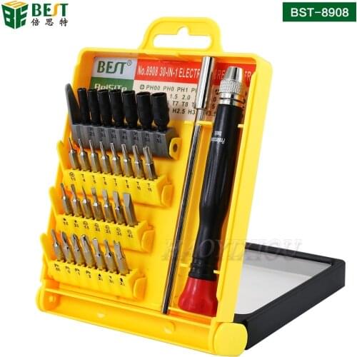 BST-8908 Multi-purpose Magnetic Precision Screwdriver Set Kit Torx PH Pentalobe for Mac iPhone iPad Samsung