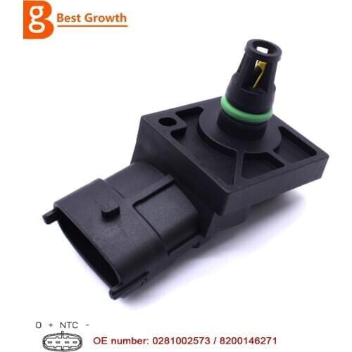 Intake Pressure MAP Sensor 8200194432 -0281002573 For Renault Master 2.2 Clio Grand Scenic Modus Megane BG001Y172A