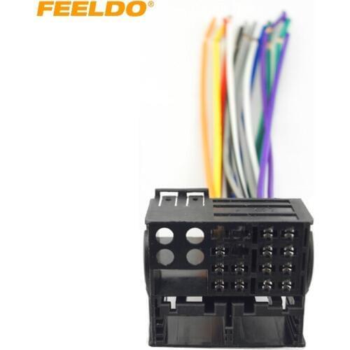 FEELDO 1Pc Factory Radio Stereo Installation Reverse Male Wire Wiring Harness Plug#1613