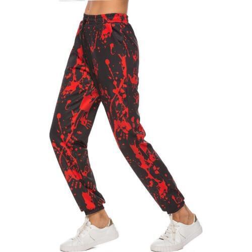 Creative Blood Palms Printed Female Leggings Fashion High Waist Leggings Women Fitness Pants Female Leggins Hot Sale