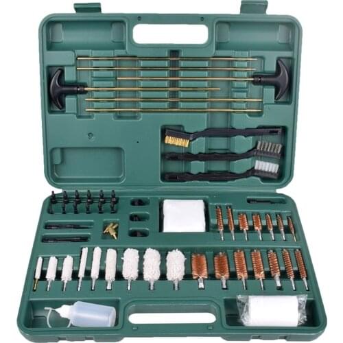 Lambul 62 Piece Tactical Universal Gun Cleaning Kit Supplies For Rifle Pistol Shot~Gun