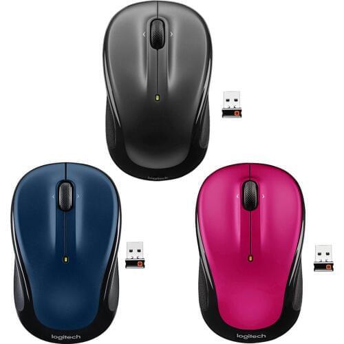 Logitech M325 3 Buttons USB Wireless 1000 DPI 2.4GHz Unifying Optical Mouse