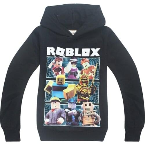2021 new spring and autumn childrens hoodie Robloxing boys long-sleeved sweater girls summer fashion short-sleeved T-shirt