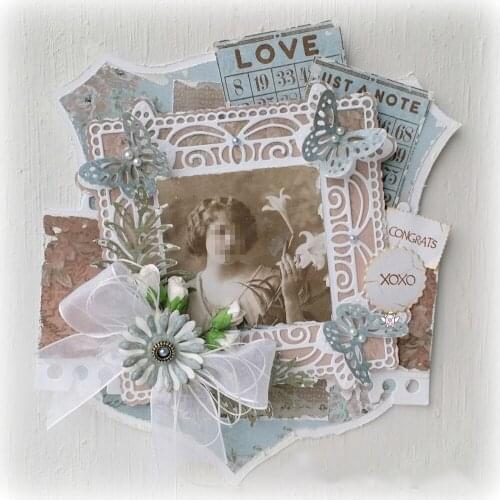 New Butterfly square frame metal Cutting Dies Stencils DIY Scrapbooking Paper/photo Cards Embossing Dies