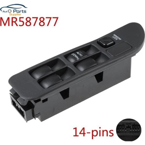 YAOPEI MR587877 Front Left Electric Window Control Switch For Mitsubishi Lancer 1992-2003