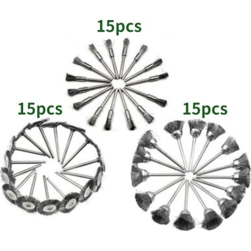 Bowl Type T Type Steel Wire Brush/mini/cleaning Brushes/walnut Jade Cleaning Brush/ Tools/ Metal Rust Removal