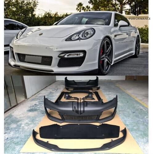 High quality Semi-Carbon fiber FRP Materials Car Body Kit For Porsche Panamera V Style Car styling 10-15