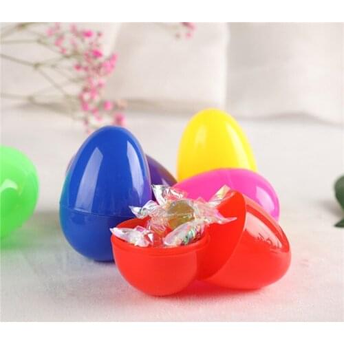 12PCS Easter Egg Plastic Eggs Funny Easter Egg Toy Creative Easter Gift Decor for Kids Friends Wedding Birthday Party Decoration