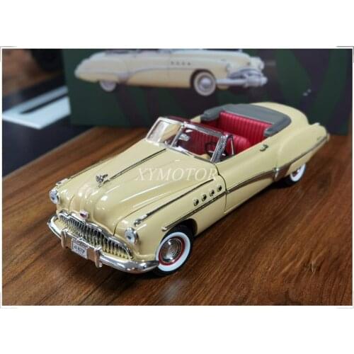 1:18 For BUICK Roadmaster Ribira 1949 Metal Diecast Model Car Kids Toys Gifts Collection Display Ornaments