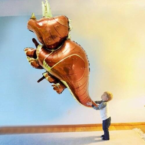 1Pcs Dinosaur Balloons Aluminium Foil Baby Birthday Decoration Party Childrens Day Easter Decor Animal Balloon Supplies