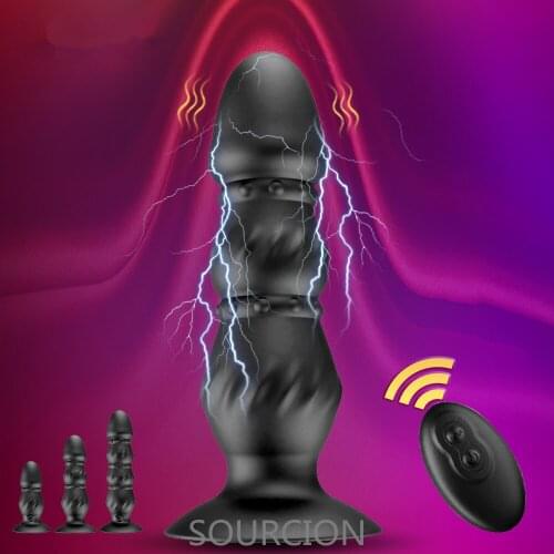 10 Speeds Wireless Remote Anal Dildo Male Prostate Massager Sucker Unisex G-spot Stimulator Penis Vibrator Anal Sex Toys for Men