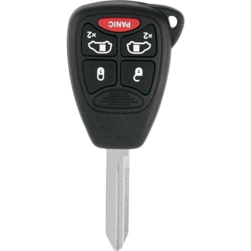5 Buttons Shell Case Key Entry Remote Control Key for Chrysler