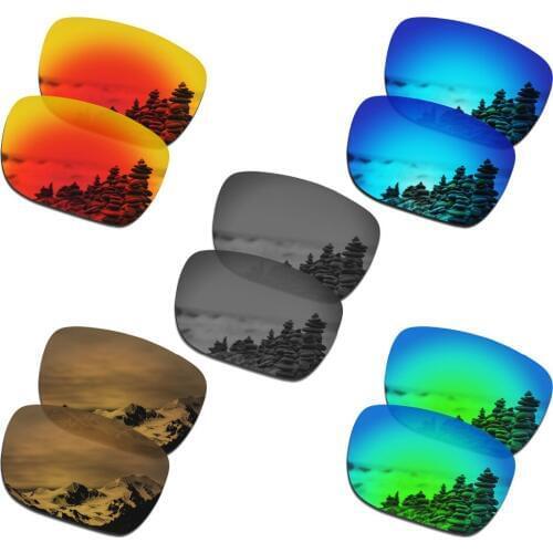 SmartVLT 5 Pairs Polarized Sunglasses Replacement Lenses for Oakley Holbrook XL - 5 Colors