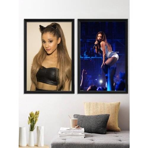 Ariana Grande Sexy Portrait Singer album cover Poster Gift Home Room Prints Art Silk Decor Wall Stiker