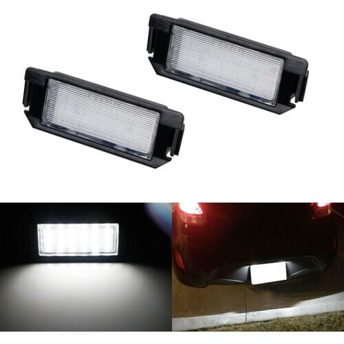 Car White 18-LED License Plate Light Number Light Replacement for Hyundai Veloster Genesis 2D Kia Soul