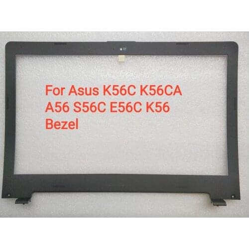 LCD Front Screen cover case For Asus K56 k56C K56CB K56CM K56CA A56 A56C S56C S56 Plastic Display Bezel housing 13N0-N3A0621