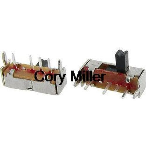 DC 50V 0.5A 4 Pin PCB 3 Position SP3T 1P3T Mini Slide Switch Right Angle
