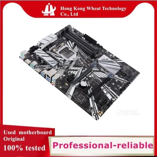 For ASUS PRIME Z390-P Motherboard Socket LGA 1151 DDR4 M.2 nvme ssd For Intel Z390 Original Desktop Used Mainboard