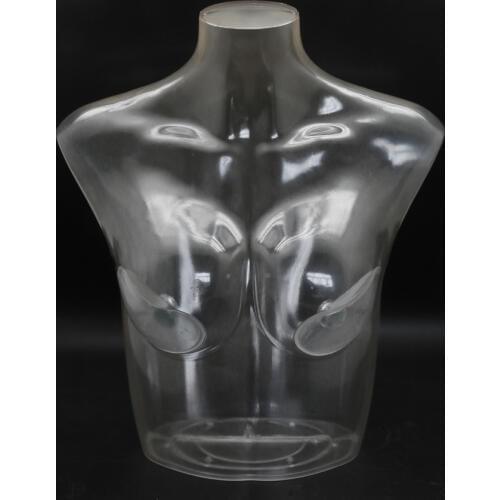 Hot Sale!! New Arrival Clear Transparent Torso Mannequin Factory Direct Sell
