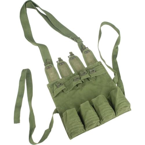 SURPLUS CHINESE ARMY PLA MILITARY STICK GRENADE FOUR MAG POUCH BAG