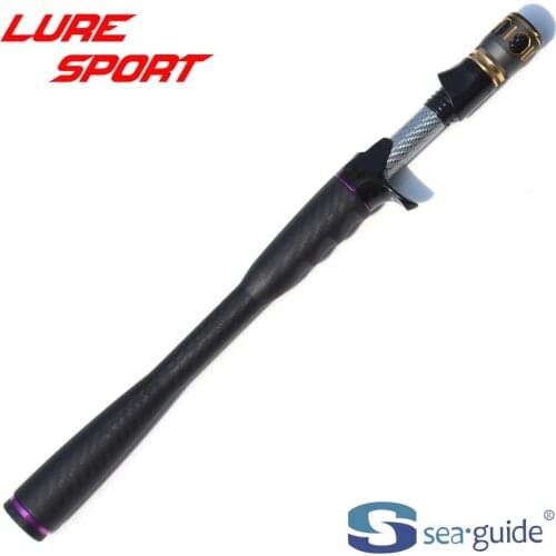 SEAGUIDE PBXCMS Casting Alu Cap SL Nut Reel Seat 23cm 3K Carbon groove Grip Rod Building Component Repair DIY Accessory