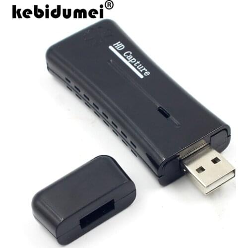 Kebidumei Newest Mini USB2.0 Port 1080P Video Capture Card HD 1 Way HDMI Video Convert Card for PC for Windows XP/Vista/7/8/10