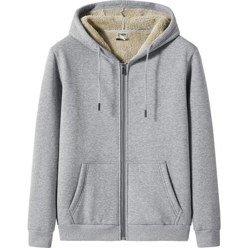 Korean Winter Lamb Thickened Trend Hoodie MenS And WomenS Large Size 8XL 135Kg Casual Slim Fit Versatile Warm Top Gentleman