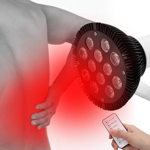 24W Red Light Physiotherapy Lamp Timing LED Light Pulse Infrared Light Therapy Pain Relieve Wound Recovery Health Care US Plug