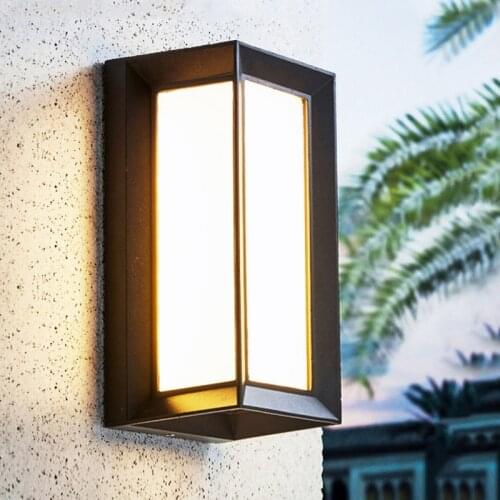 Outdoor Wall Lighting Balcony Luces Exterior Outside Light Porch Light Aluminum