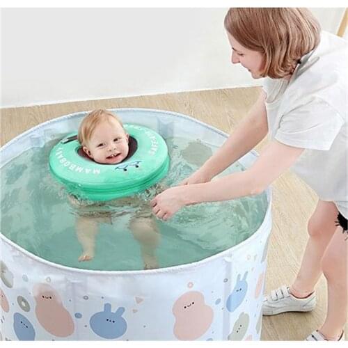 Non-inflatable Baby Neck Swimming Ring Floating Swim Floats Bathtub Beach Pool Toys Accessories infant Swim Trainer