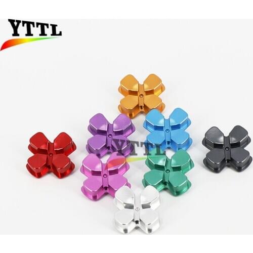 New Arrival YTTL Aluminum Metal Material Dpad Button Direction Button For PS4 Controller Joystick Replacement accessory