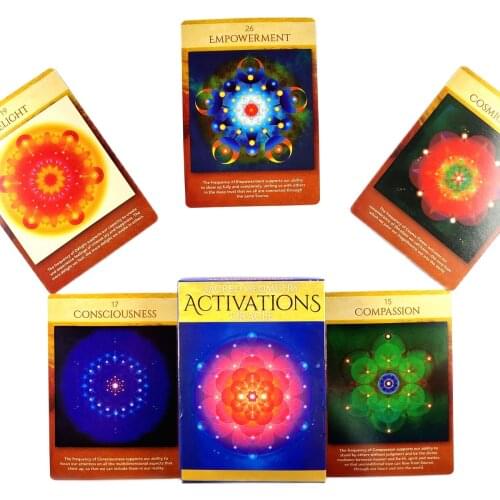 New High Quality Activations Oracle Tarot Cards Fortune Guidance Telling Divination Deck Board Game With PDF Guidebook