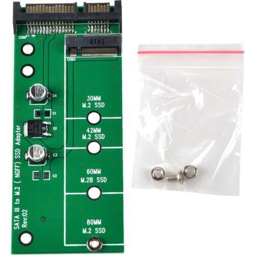 NGFF ( M2 ) SSD to 2.5" SATA Adapter M.2 NGFF SSD to SATA3 Convert Card