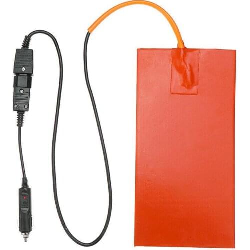 Silicone Heating Pad Food Pizza Hot Delivery Bag 65 degrees Thermostat Temperature Flexible Orange Heater Wires