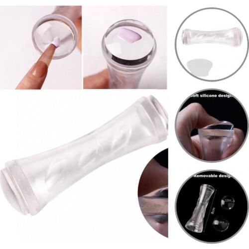 DIY with Scraper Transparent Seal Stamp Nail Stamping Tools for Home Use