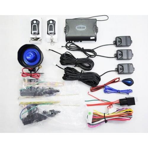 24 V Large Truck Burglar Alarm System Diesel Vehicle Vibrate Alarm Automation Central Locking With Remote Controler