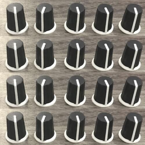 20PCS Replace EQ Rotary Knob For Pioneer DJM800 900 2000 NXS,Black - DAA1176 DAA1305 BLACK