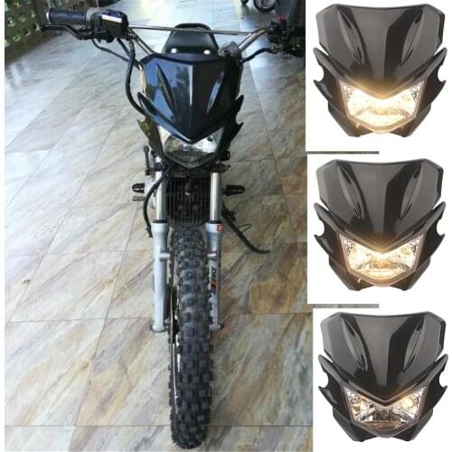 Universal Motorcycle Headlight Headlamp Fairing For KAWASAKI for YAMAHA for SUZUKI for HONDA for Dirt Bike