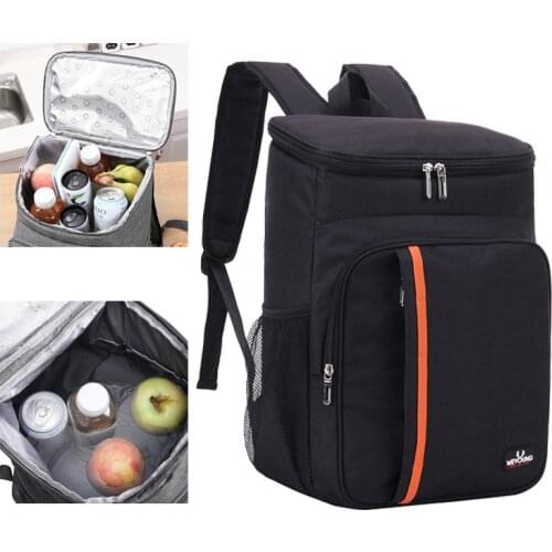 Large-capacity Thermal Insulation Backpack Outdoor Waterproof Picnic Beer Bag Leak-proof Cold Ice Bag Backpack