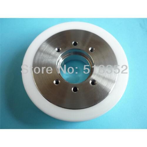 3052992 (3052772) S414 Sodick Ceramic Feed Roller "C" with Bearing Hole, WEDM-LS Wire Cutting Machine Wear Parts