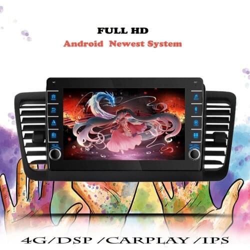 Android 10 Car Radio Multimedia Player For Subaru Outback 3 Legacy 4 2003 2004 2005 2006 2007-2009 Navigation GPS Audio 2din DVD