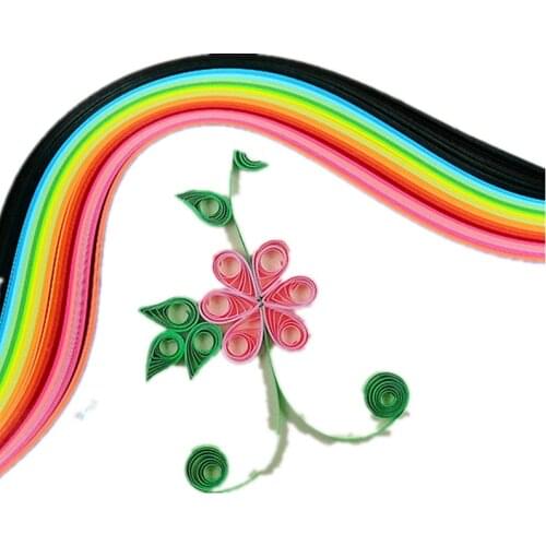 260 pcs Quilling Paper 3mm/ 5mm/ 7mm/ 10mm width 39cm Strips Paper Quilling tools Epoxy bottlesCraft DIY Decoration