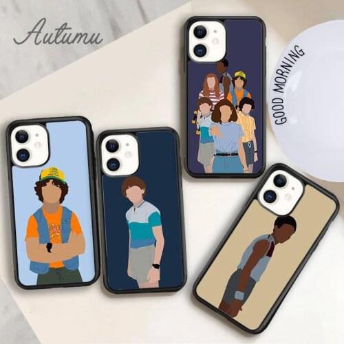 Stranger Things Phone Case for iPhone 11 12 Pro Max mini X XR XS SE 2020 5 6 7 8 Plus Samsung Galaxy S8 S9 S10 Cover shell coque