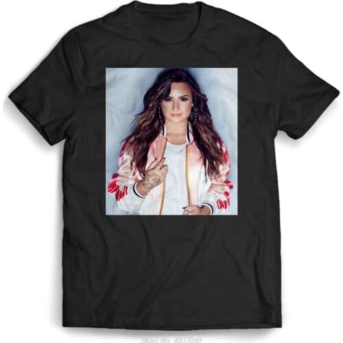 Demi Lovato Sorry Not Sorry Mans T-Shirt summer Fashion 100% Cotton Good Quality Brand Cotton Shirt Style Cool tees harajuku