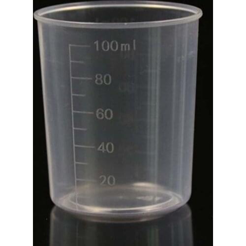 Home Measuring Cup Indoor 10pcs Transparent Kitchens Laboratories 100ml