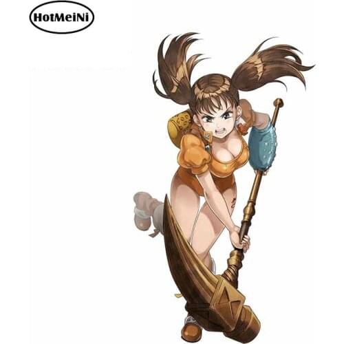 HotMeiNi 13cm x 7.8cm for Diane The Seven Deadly Sins Motorcycle Decal Air Conditioner Trunk Bumper Car Sticker Vinyl Car Wrap