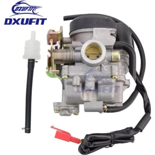 DXUFIT 4 STROKE 18mm Carburetor for Scooter Carb GY6 50cc-80cc Chinese 139QMB Moped Motocross Trimmer Pocket Bike Carburetor 6