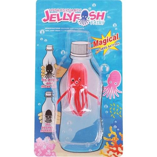Cute Funny Jellyfish Float Toy Magical Magic Smile Jellyfish Float Science Toy Kids Randomly Floating Animals Gift For Children